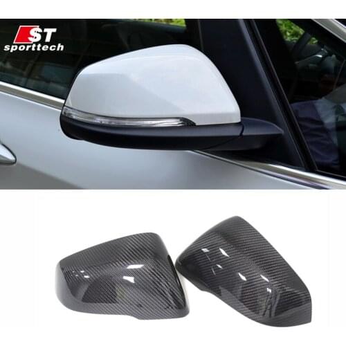 Car Styling Rearview Mirror Sticker For BMW F45 2 Series Carbon Fiber Rear View Mirror Cover For BMW F45 Accessories Part