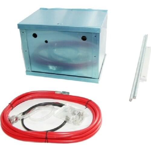 Universal Fabricated Polished Aluminum Battery Box and Relocation Kit