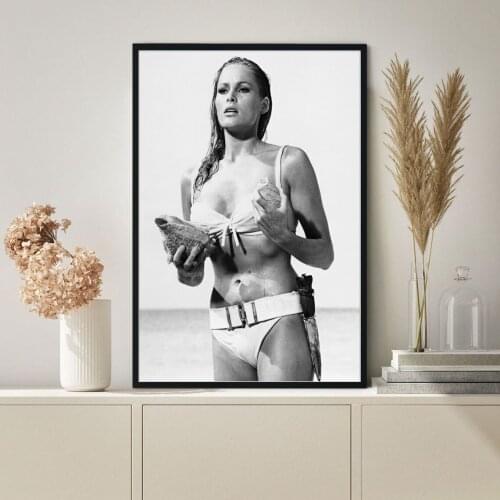 Ursula Andress Vintage Bond Girl Poster Canvas Print Wall Painting Home Decoration ( No Frame )