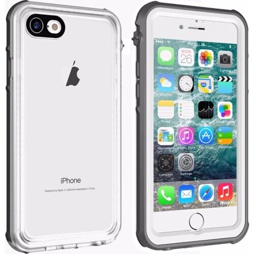 For iPhone 7 8 Waterproof case life water Shock Dirt Snow Proof Protection for iPhone 7 8 Plus case With Touch ID Cover