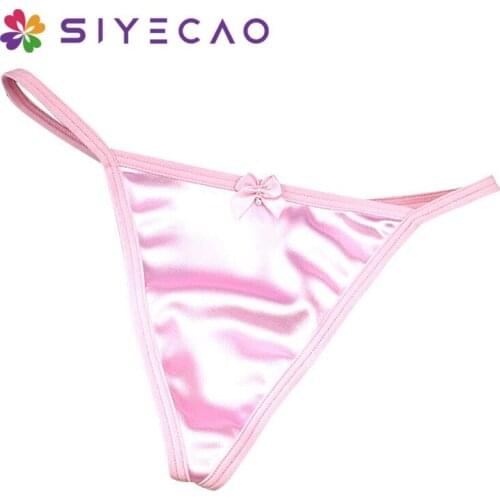 Womens Panties, Underwear, Lingerie, Thong, Satin, High Quality, Underwear