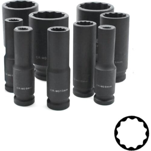 1Pcs 1/2" Torx Star Impact Socket 78mm Lengthen CR-MO Steel Wrench Socket Adapter Electric Impact Air Pneumatic Home Repair Tool