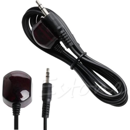 1 PC 38Khz Infrared IR Blaster Remote Control Receiver 3.5mm Extension Cable 1.5m