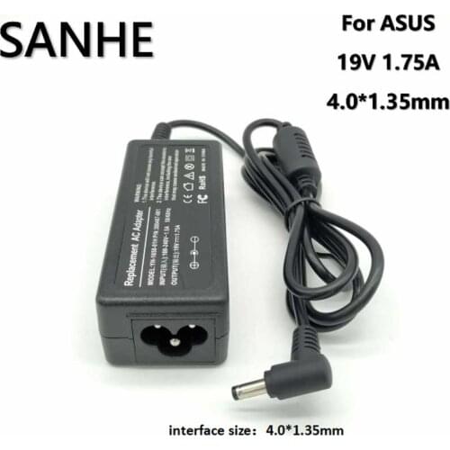 19V 1.75A 33W 4.0*1.35mm AC Laptop Charger Power Adapter Travel Charger For ASUS Vivobook S200E X202E X201E Q200 S200L S220 X45