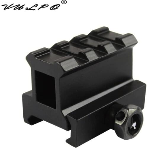 VULPO 20mm Picatinny rail mount red dot Riser Mount Version Micro With Rise Mount