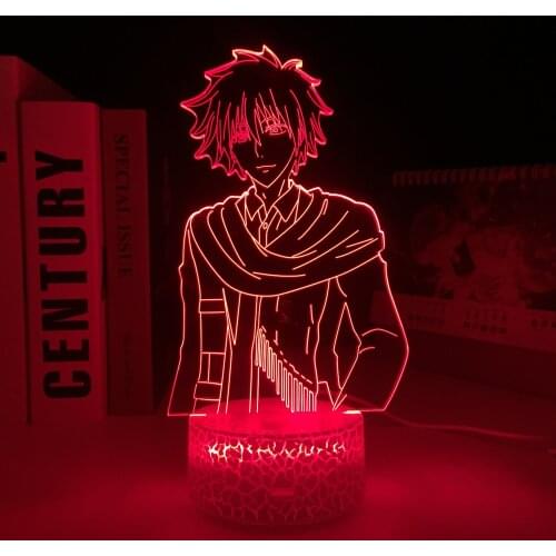Anime Maid Sama Usui Takumi 3D Lamp White Base for Kids Birthday Gift Night Light Child Bedroom Decorative LED Light