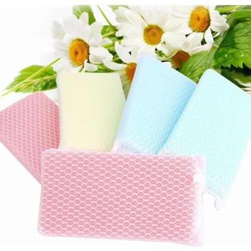 5PCS Decontamination sponge with candy-colored mesh cloth Strong cleaning sponge cleaning kitchen dishwash sponge