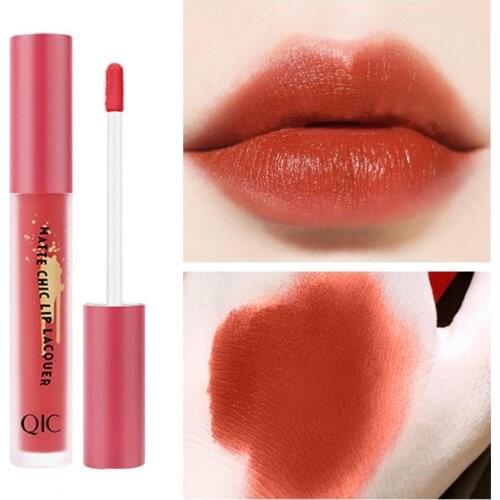 5g Velvet Lipstick Lip Lacquer Delicate Non-stick Cup Natural Beauty Liquid Lipstick Gloss Long-lasting Waterproof
