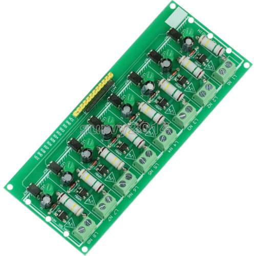 AC 220V 8 Channel MCU TTL Level 8 Ch Optocoupler Isolation Test Board Isolated Detection Tester Module PLC Processors