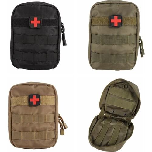 Outdoor Emergency Military Package Tactical Medical First Aid Kit Bag Molle Medical EMT Cover Travel Hunting Utility