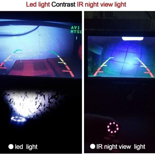 Car front rear view camera IR Infrared Waterproof with 10 LED +IR Night Vision for parking rear Backup+ front Camera Parking