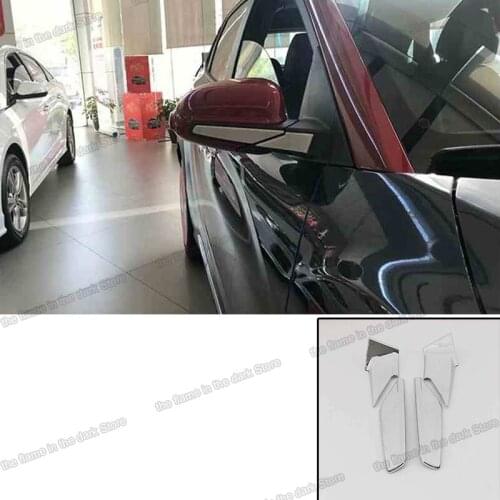 Lsrtw2017 stainless steel car rear mirror rearview trims for
