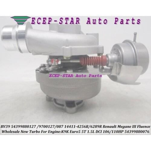BV39 54399880127 54399880087 54399880076 144116289R 8200808701 8200889697 Turbo for Renault Megane 3 III 1.5 DCI K9K Euro5 5T
