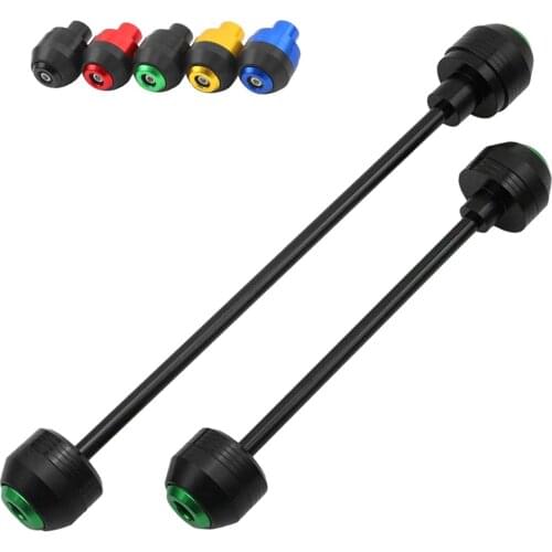 For YAMAHA YZF R6 YZF-R6 2008 2009 2010 2011 2012 2013 Front Rear Wheel Slider Fork Axle Crash Protector Swing Arm Pad Aluminum