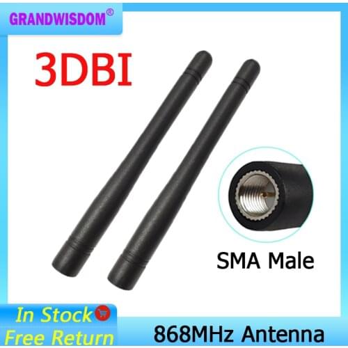 868MHz 915MHz Antenna LORA 3dbi SMA Male Connector GSM 915 MHz 868 MHz antena antenne waterproof +21cm RP-SMA/u.FL Pigtail Cable