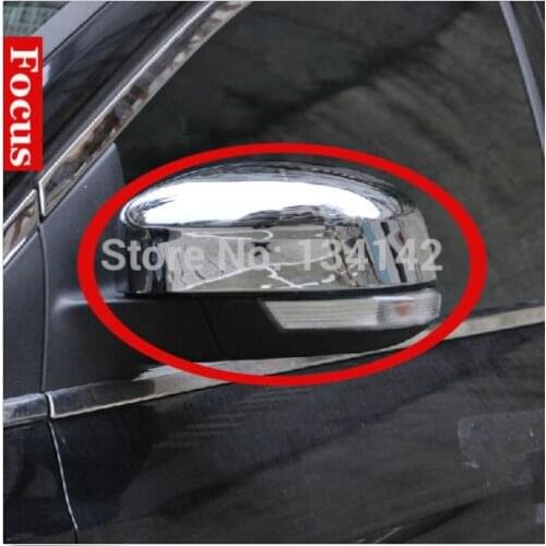 Chrome side mirror cover Trims For Ford Focus 2012