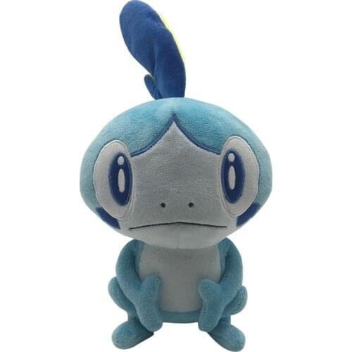 5pcs/lot TAKARA TOMY Pokemon 28cm Sobble Plush Toys Doll Soft Stuffed Toys for Kids Children Christmas Gifts