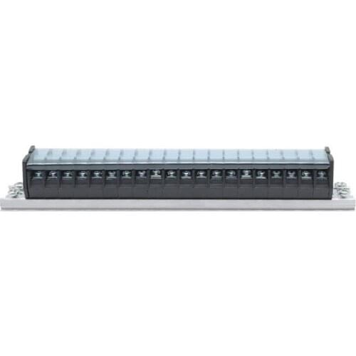 1pcs Rail type terminal block 20 position combined terminal block td-1520 withstand voltage 660v15a iron