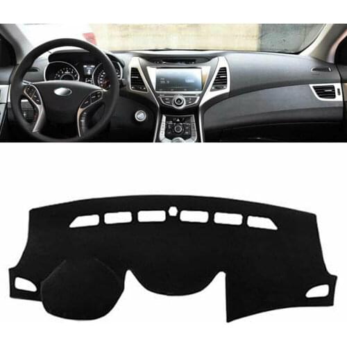 For Hyundai i35 Elantra Avante 2011-2015 Car Dashboard Cover Dashmat Dash Mat Black