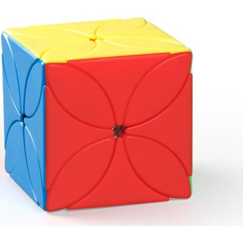 Newest Moyu MeiLong Maple Leaf Skewbed stickerless Magic Speed Cube Cubing Classroom Maple Leaves Skew Magic Cube Puzzle Toys