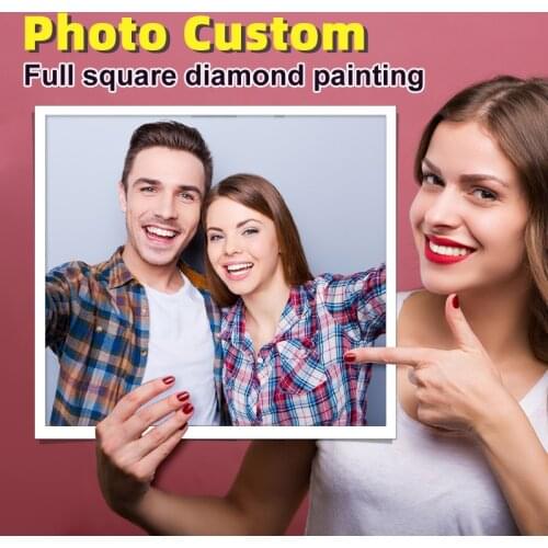 Custom Diamond Painting Photo Character Cartoon Embroidery Kit 5D DIY Mosaic Square Round Rhinestone Cross Stitch Home Mural Art