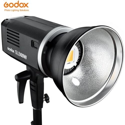 Godox SLB60W 60W 5600K White Version Lithium Battery Outdoors Portable Continuous Studio Lamp LED Video Light (Bowens Mount)
