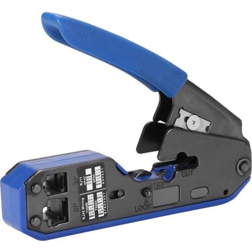 Network Stripping Pliers Wire Stripper Wire Cable Tools Stripping Crimping Tool For Rj45 Cat6 Cat5e Cat5 Rj11 Rj12 Connector