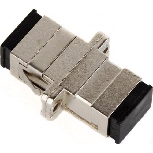 Mating Sleeve Adaptor, SC & SC, simplex, rectangle shape, zirconia internal tube, metal