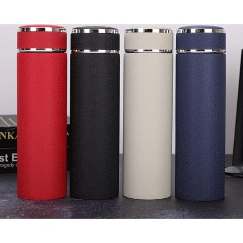 Tasse à eau thermos portable 24 heures thermos tasse 450ML tasse thermos tasse de voyage 304 tasse thermos sous vide en acier in