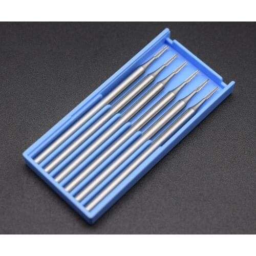 6PCS High Speed Tungsten Steel Burs Cone For Setting Gems Shank 2.35MM Jewellery Making Tools