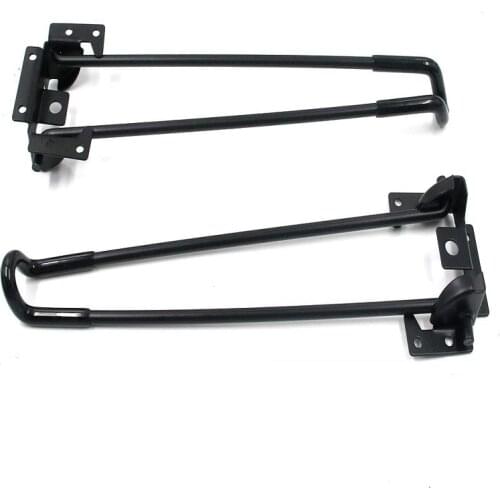 Folding Table Foot Computer Table Legs Furniture Leg Plating Black 20PCS