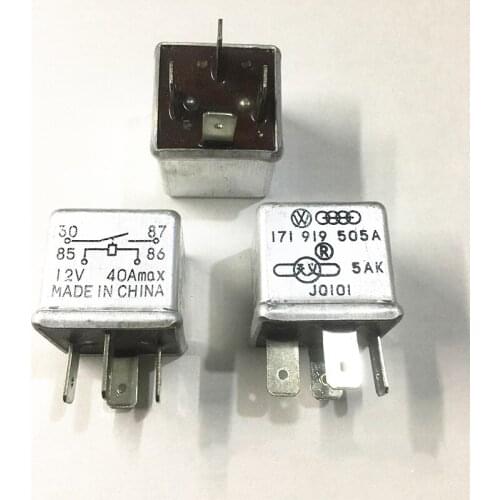1pcs Aluminum car relay 171 919 505A 12V 4 pin