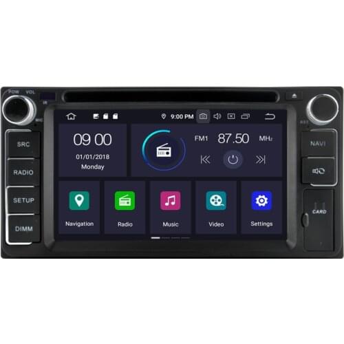 6.2" Android 10.0 OS Car DVD Multimedia GPS Radio System Player for Toyota RunX 2003-2006 Fortuner 2005-2011 Corolla 2000-2006