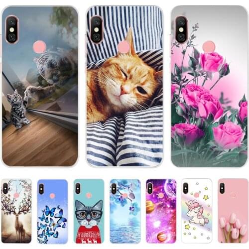 Case For Xiaomi Redmi Note 6 Pro silicone 6.26 phone Soft TPU Back Cover Case For Xiaomi Xiomi Redmi Note 6 Note6 Pro 6Pro Cases