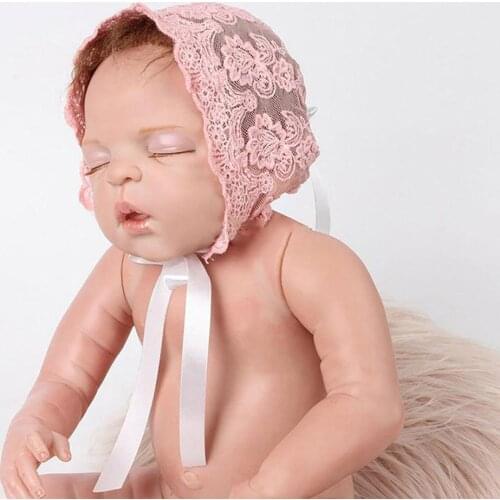 Baby Infant Newborn Girls Kids Lace Floral Hat Cap Beanie Bonnet Cotton Hat