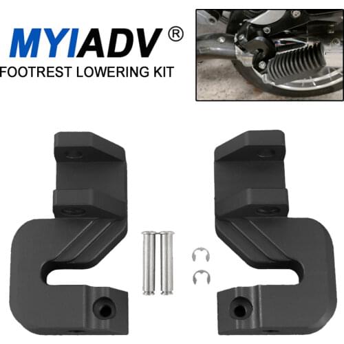 For BMW R1200GS Adventure Motorcycle Passenger Footrest R 1200 GS R1200 ADV 2006-2013 Relocation Foot Rests Pedals Lowering Kit