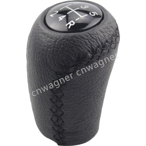 Leather 5 6 Speed Gear Shift Knob for MAZDA 3 BK BL 5 CR CW 6 II GH CX-7 ER MX-5 NC III 23 MT Leather Shifter Lever Arm Headball