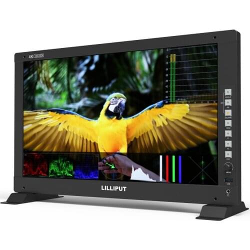 LILLIPUT Q17 17.3 inch 4K 12G-SDI 2.0 12G SFP Production Broadcast HDR Monitor with Waveform PIP mode,Remote terminal
