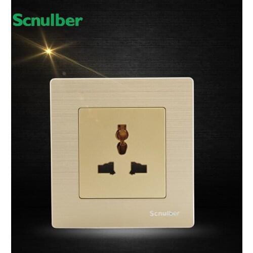 Multi funciton 86mm three prong wall switch metal conversion adapter