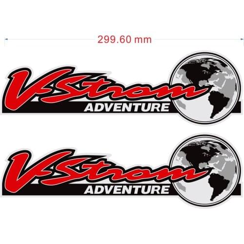 Motorcycle Stickers V STROM V-STROM DL 1000 650 250 1050XT For Suzuki Emblem Windshield Luggage Aluminium Cases 2018 2019 2020