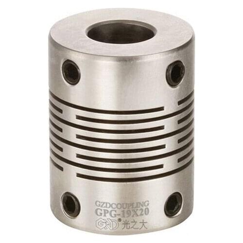 Stainless steel GPG groove type diaphragm coupling servo motor elastic plum big torque