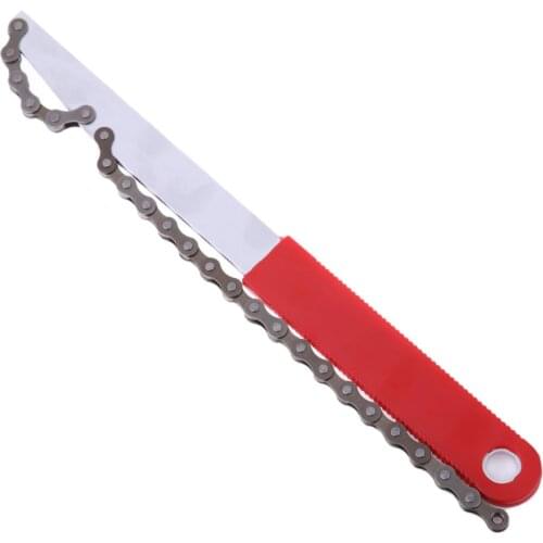 Bicycle Freewheel Turner Chain Whip Cassette Sprocket Remover Tool Freewheel Repair Tools Bicycle Chain Repair Tool