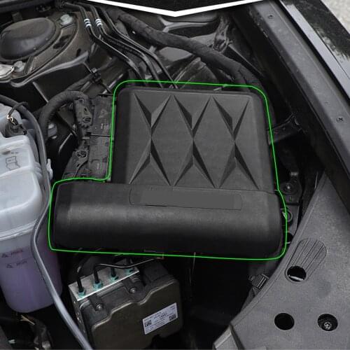 For Audi A6L 2019 UP ECU Electronic Control Unit Protection Cap Engine Computer Board Dustproof Cover Car PC Trim