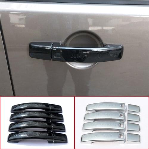 8Pcs ABS Chrome Door Handle Cover Trim For Range Rover Sport / Land Rover LR4 Discovery 4/Freelander 2 /With 4 Smart Keyhole