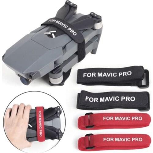 2Pcs Clasp Strap Protection Folding Pad Velcro Stabilizer For DJI Mavic Pro Drone RC Accessories Blade Bracket top sale