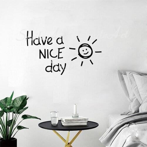 Cartoon Quotes Vinyl Wallpaper Roll Furniture Decorative For Kids Rooms Decoration Background Wall Art Decal Drop Shipping