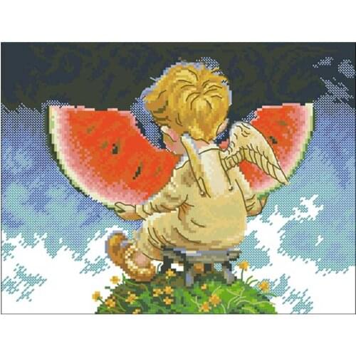 On the edge of the earth patterns Counted Cross Stitch 11CT 14CT 18CT DIY Chinese Cross Stitch Kits Embroidery Needlework Sets