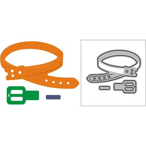 New Father Gift Men Belt Craft Embossing Mold 2021 Metal Cutting Dies for DIY Decorative Scrapbooking Album Card Making No Stamp