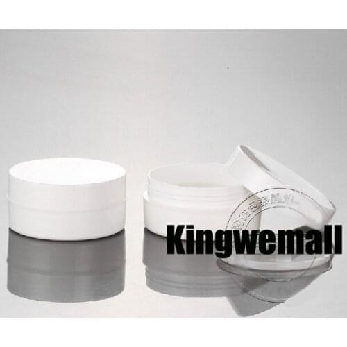 Wholesale 300pcs/lot Capacity 80g 80ml Empty PP Plastic Cream Jar For Cosmetic Packaging