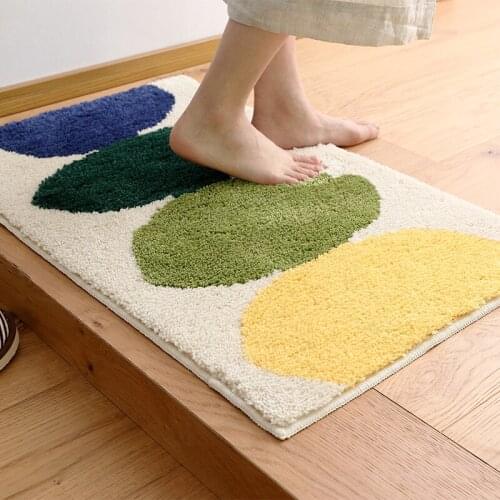 Lemon Thick Kitchen Mat Hallway Door Mats Indoor Anti-Slip Bathroom Carpet Home Doormat for Entrance Door Shoe Cabinet Area Rugs